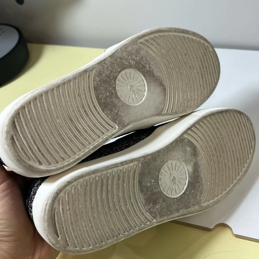 UGG Black Multi-Glitter Slip-On Shoes - Picture 13 of 15